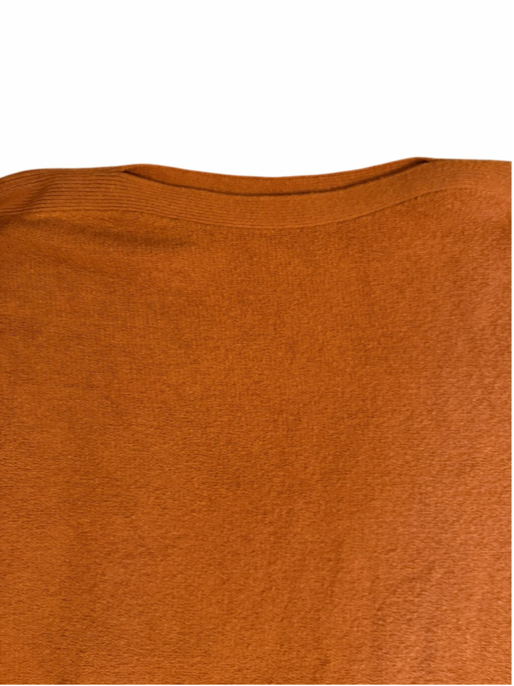 Anthropologie Sweater Medium Orange Crew Neck Knit Pullover wool
Blend - Picture 7 of 11